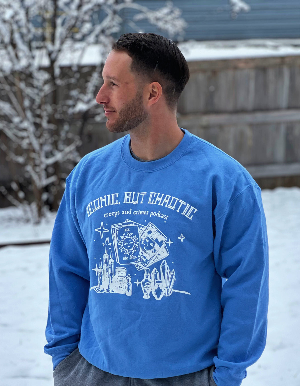 Iconic Crewneck Sweatshirt (Carolina Blue)